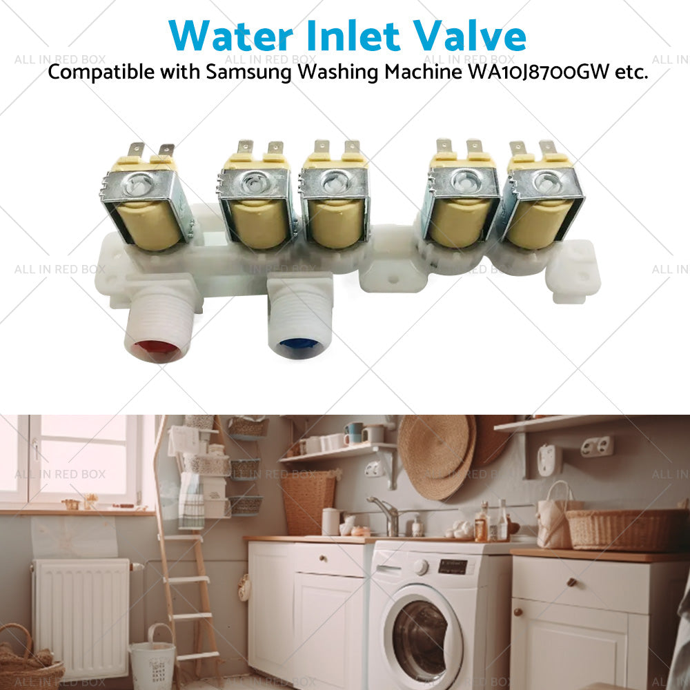 5 Way Inlet Valve Suitable for Samsung Washing Machine WA10J8700GW DC97-15459K-2