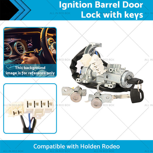 Ignition Barrel Housing and Door Locks Suitable for Holden Rodeo RA 03-08 KEYED ALIK-1