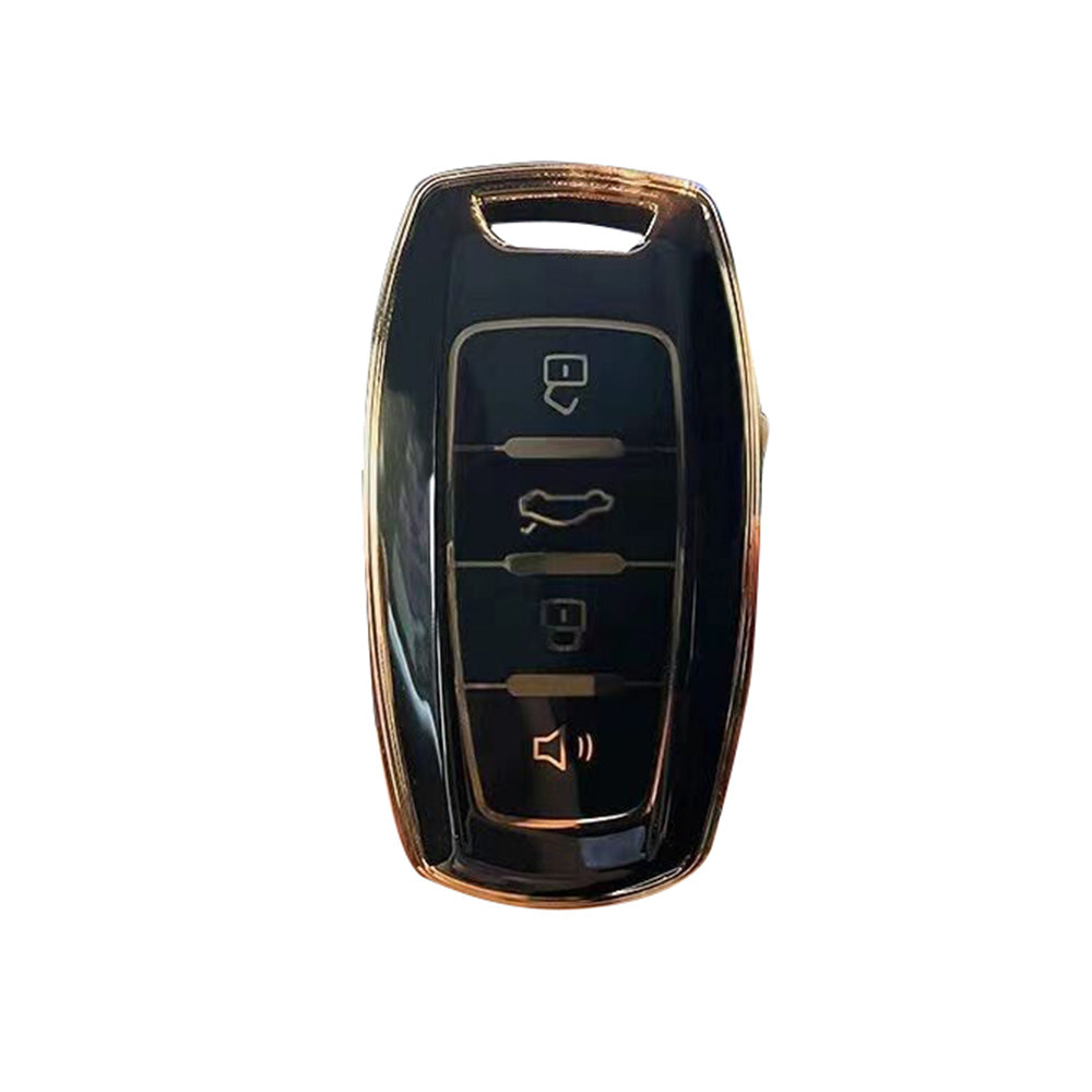 Black TPU Remote Key Fob Case Cover Suitable For Great Wall Haval Hover H1 H4 H6 H7 H9-1