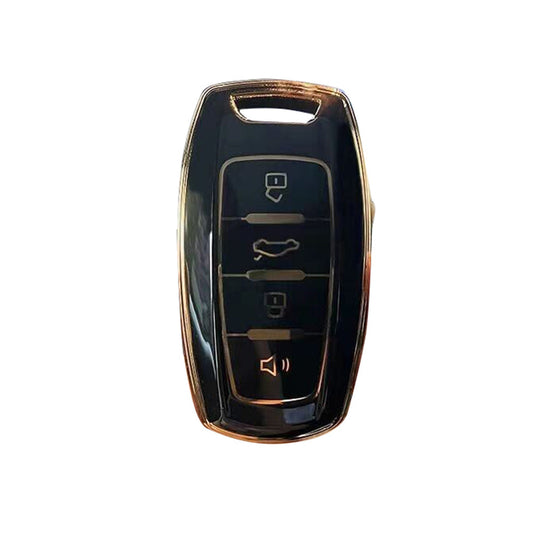 Black TPU Remote Key Fob Case Cover Suitable For Great Wall Haval Hover H1 H4 H6 H7 H9-1