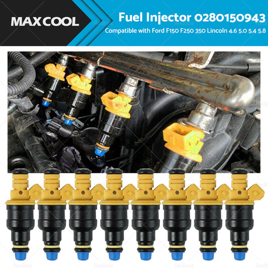 Fuel Injector 0280150943 Suitable For Ford F150 F250 350 Lincoln 4. 6 5. 0 5. 4 5. 8-0