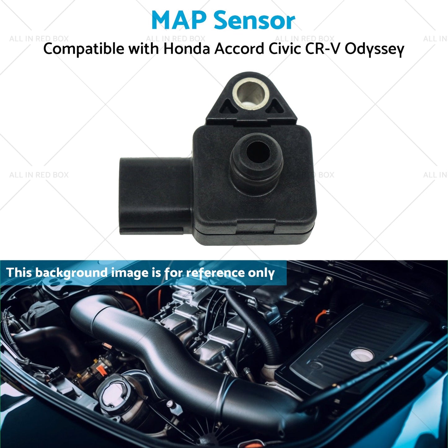37830PGKA01 MAP Sensor Suitable for Honda Accord Civic CR-V Odyssey Acura MDX-4
