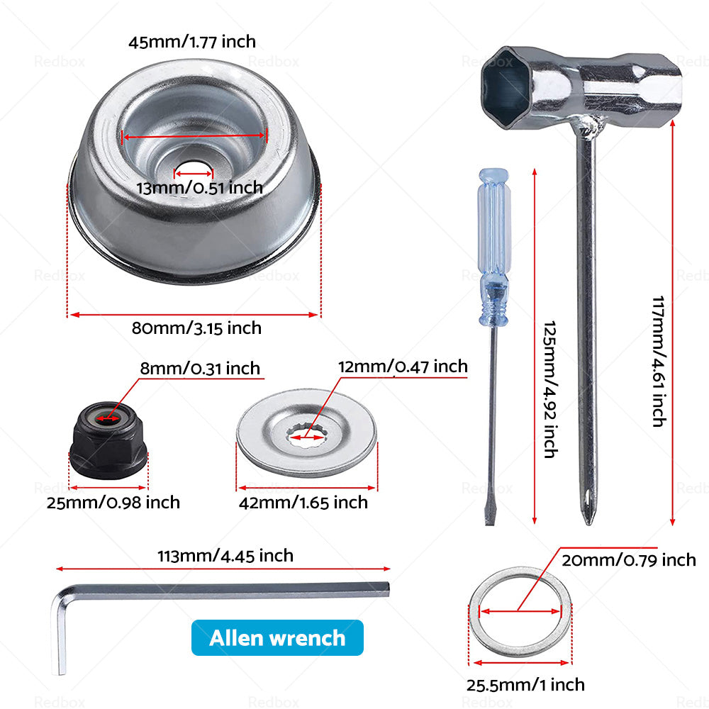 Suitable For Stihl Lawnmower Blade Adapter Kit String Trimmer Brush Cutter Part-4