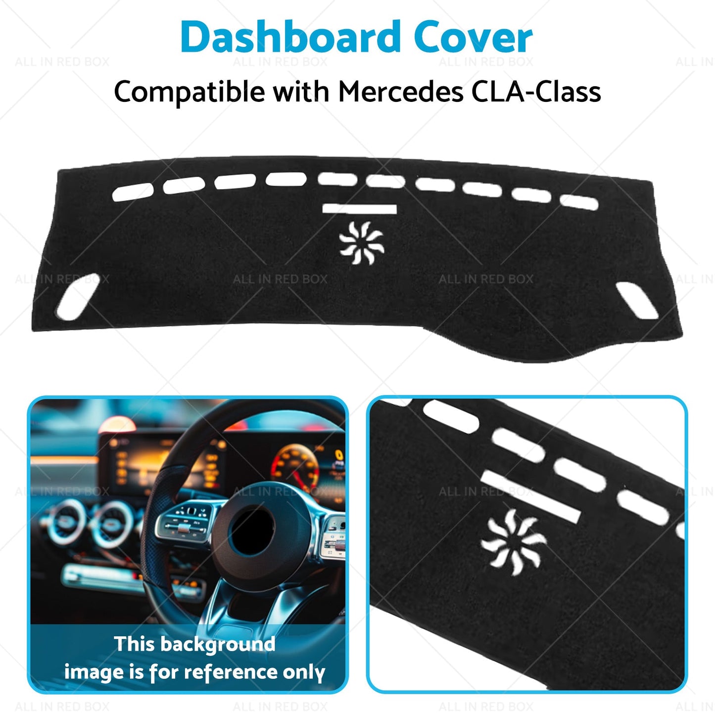 Suitable for Mercedes CLA-Class C117 X117 2013-2019 Dash Mat Cover-4