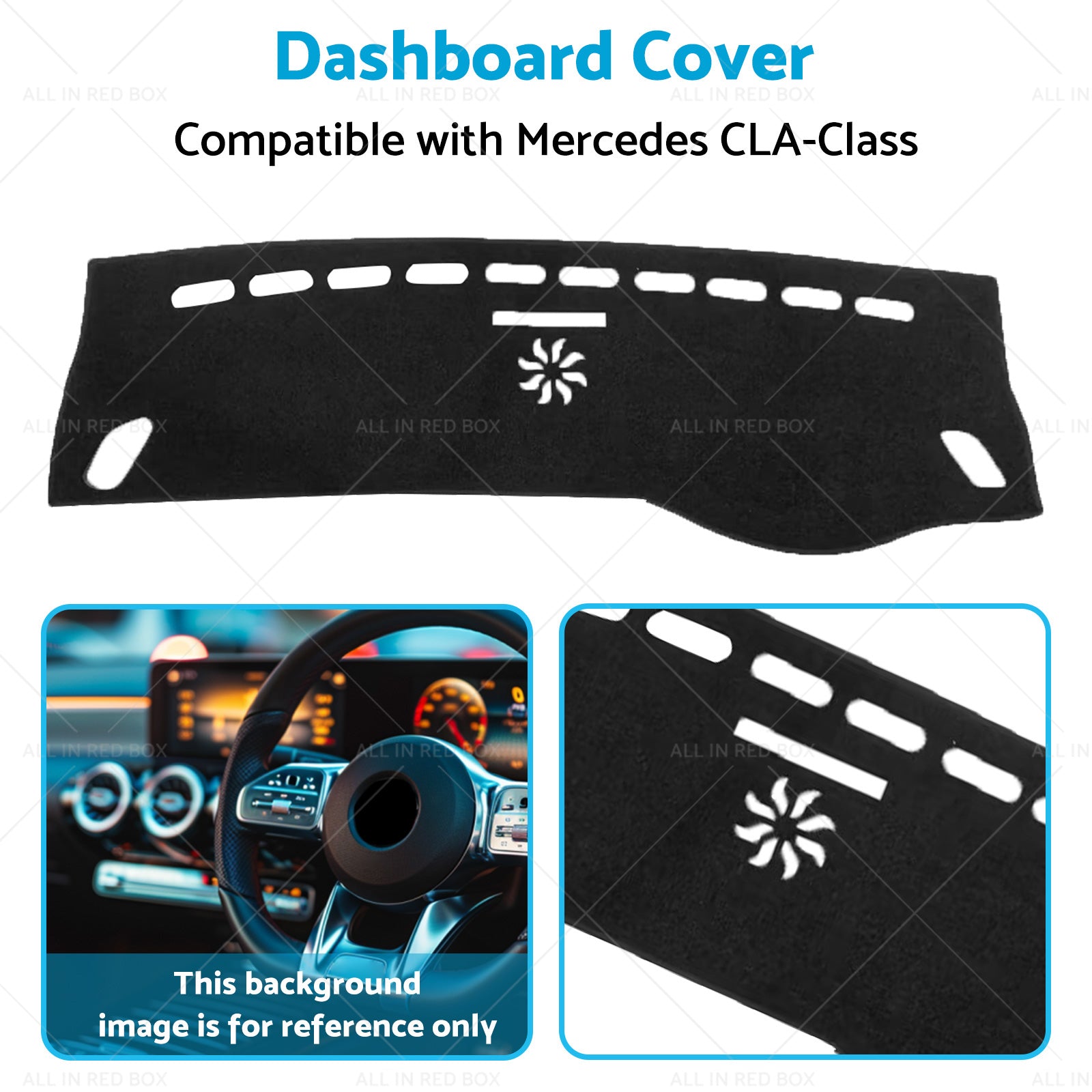 Suitable for Mercedes CLA-Class C117 X117 2013-2019 Dash Mat Cover-4