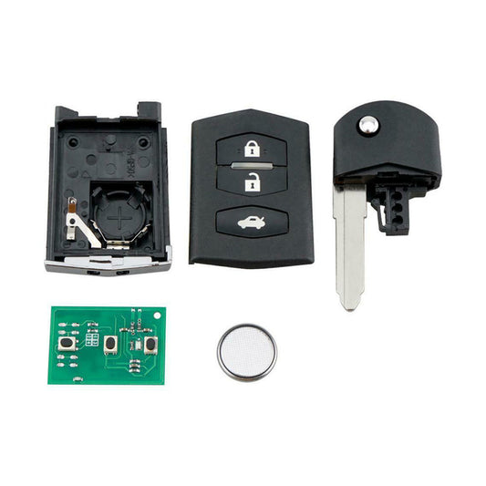 3 Button Complete Remote Car Key 433MHz ID63 80Bit Chip Suitable For Mazda 2 3 6-1
