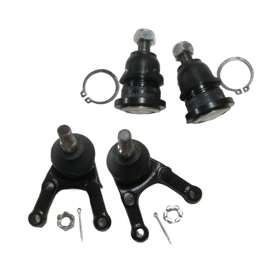 4X Ball Joints Lower+Upper Suitable for Mitsubishi Montero Pajero NA NB NC ND NE-0