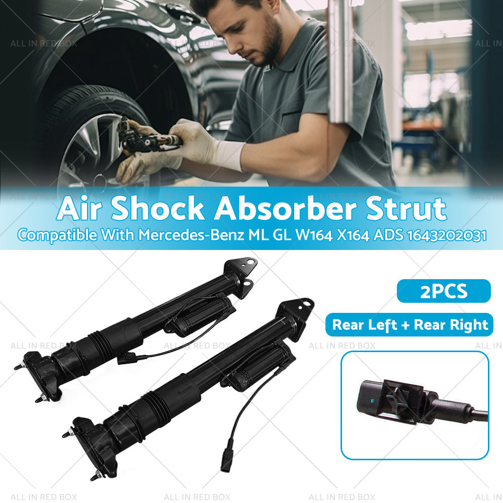2X Rear Air Shock Absorber Strut Suitable For Mercedes-Benz ML GL W164 X164 ADS-0