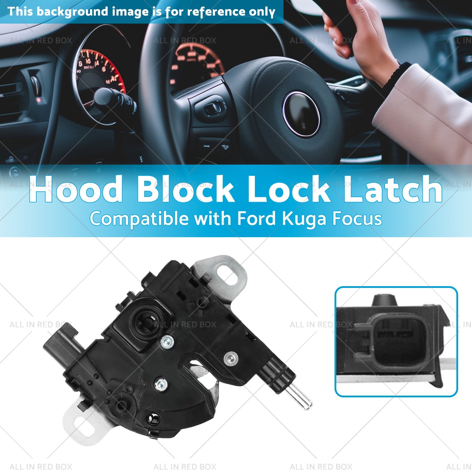 Hood Block Lock Latch Suitable for Ford Kuga Focus 3M51-16700-AC 4895285-2