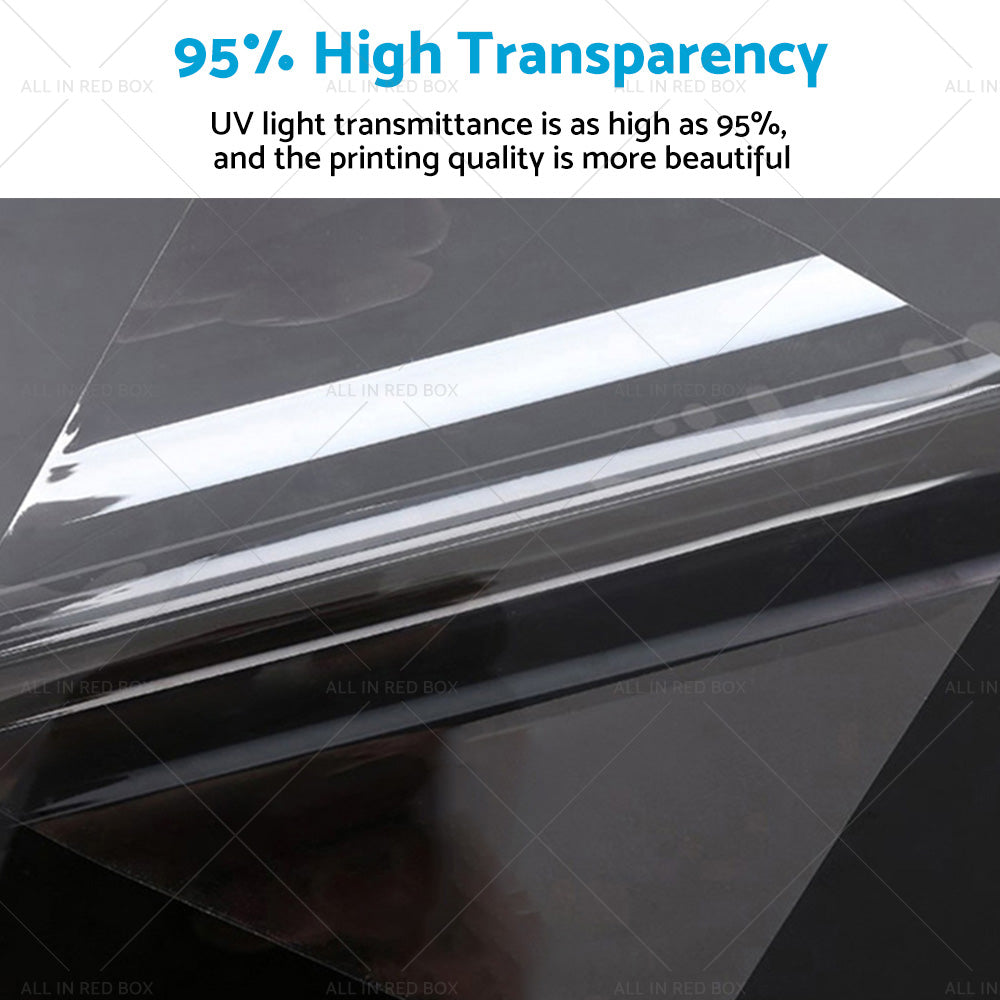 5PCS 3D Printer FEP Film Sheets2PCS Cleaning Blade Suitable For Anycubic Resin-3