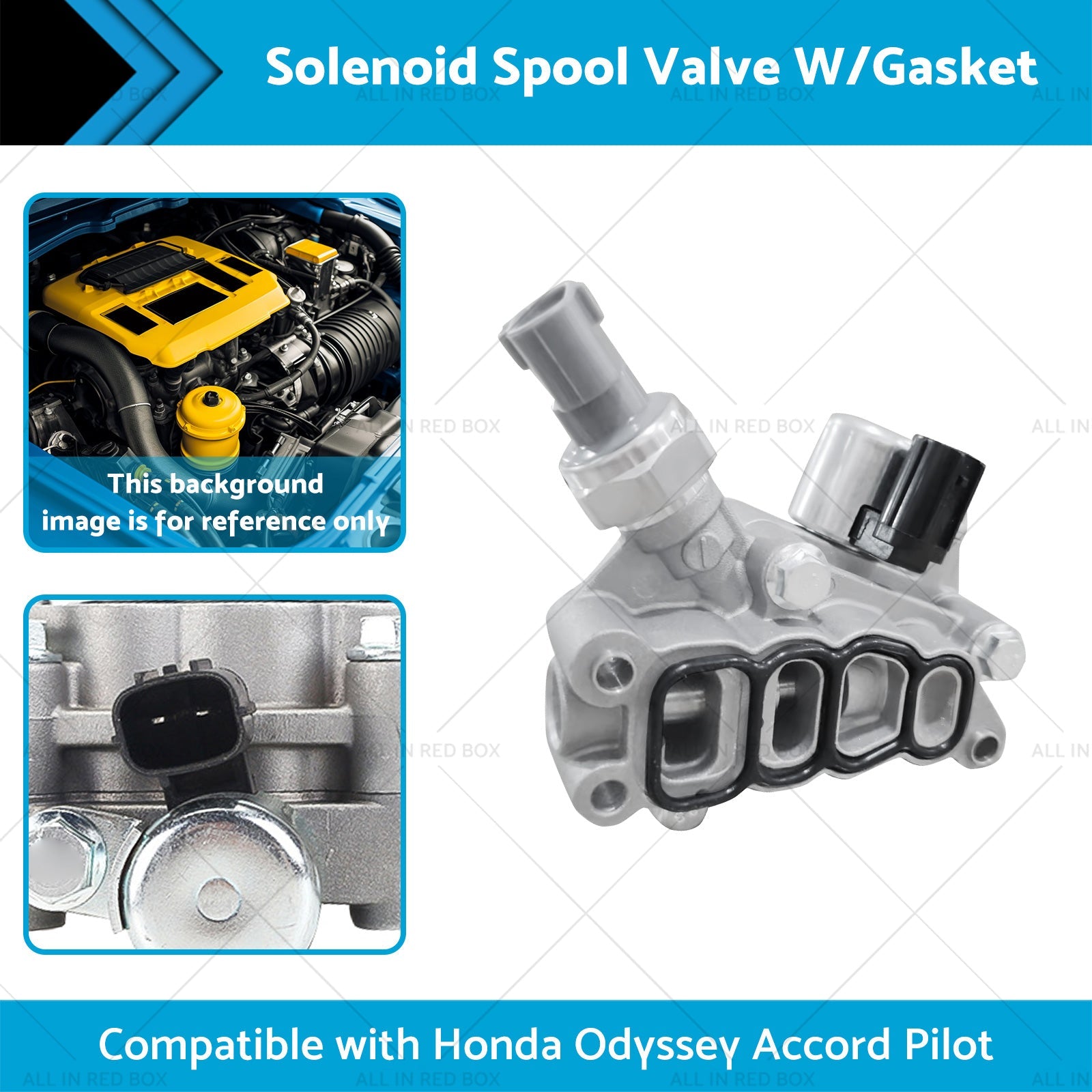 15810-RKB-J01 Solenoid Spool Valve W or Gasket Suitable for Honda Odyssey 05-07-1