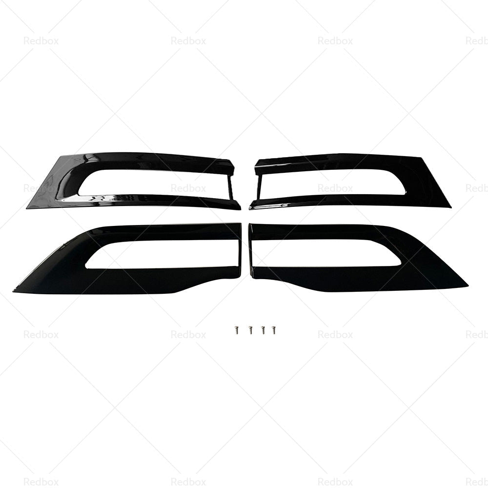 4PCS Gloss Tail Light Cover Trim Bezel  Suitable For Jeep Grand Cherokee 14-20-2