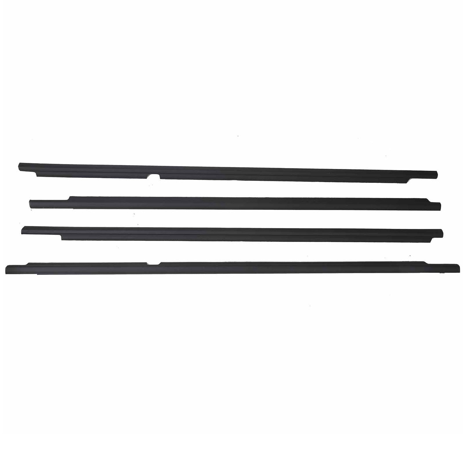 Black Weatherstrips Suitable For Toyota LandCruiser 100 105 Series Side Door 4pc-0