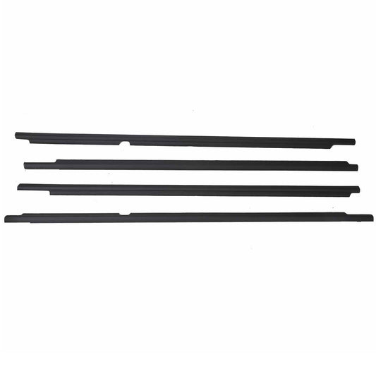 Black Weatherstrips Suitable For Toyota LandCruiser 100 105 Series Side Door 4pc-0