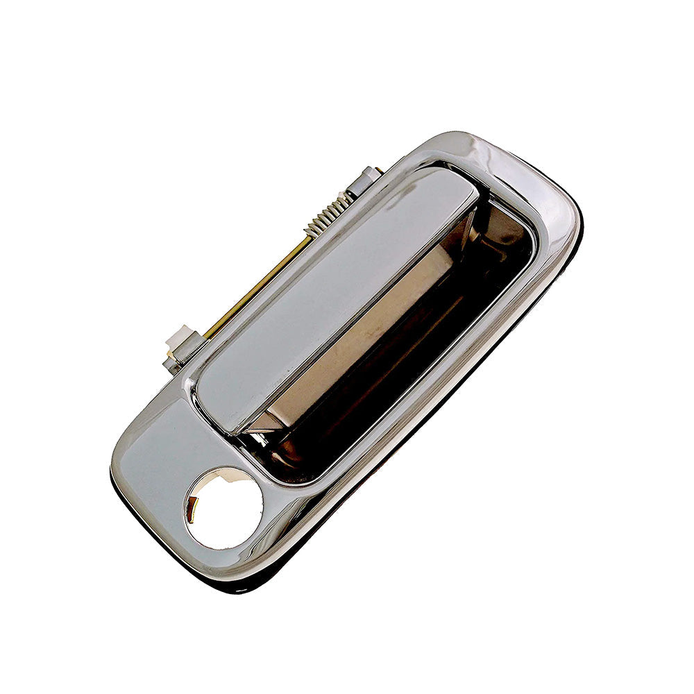 4X Chrome FRONT REAR OUTER Door Handle Suitable For Toyota Landcruiser 80 Series-1