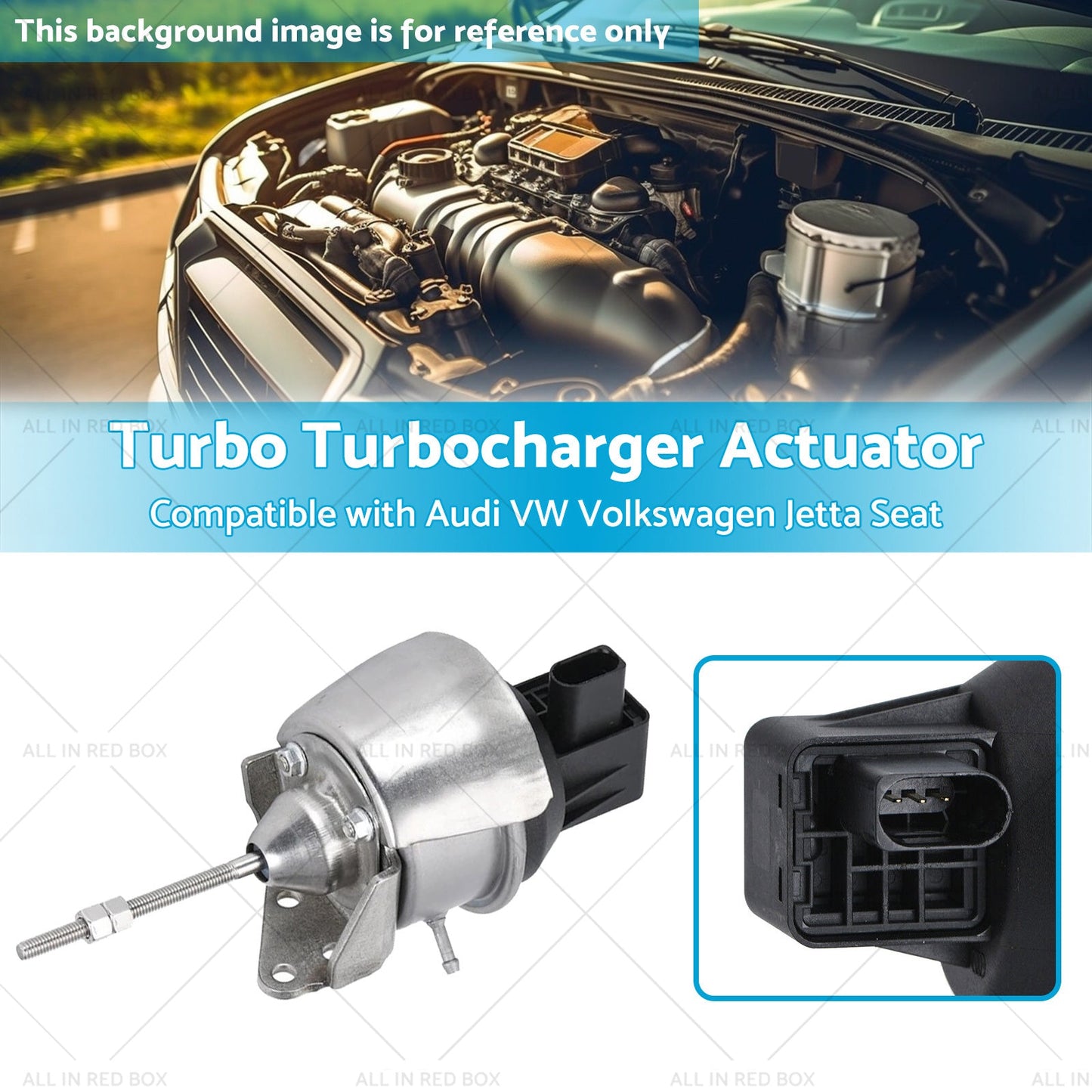 Turbo Turbocharger Actuator Suitable for 10-19 Audi VW Volkswagen Jetta Seat-2