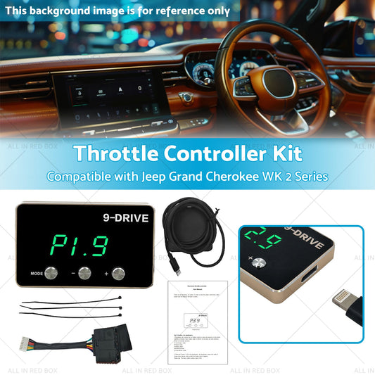 Suitable for Jeep Grand Cherokee WK2 11-21 Black EVC Throttle Controller Kit-1