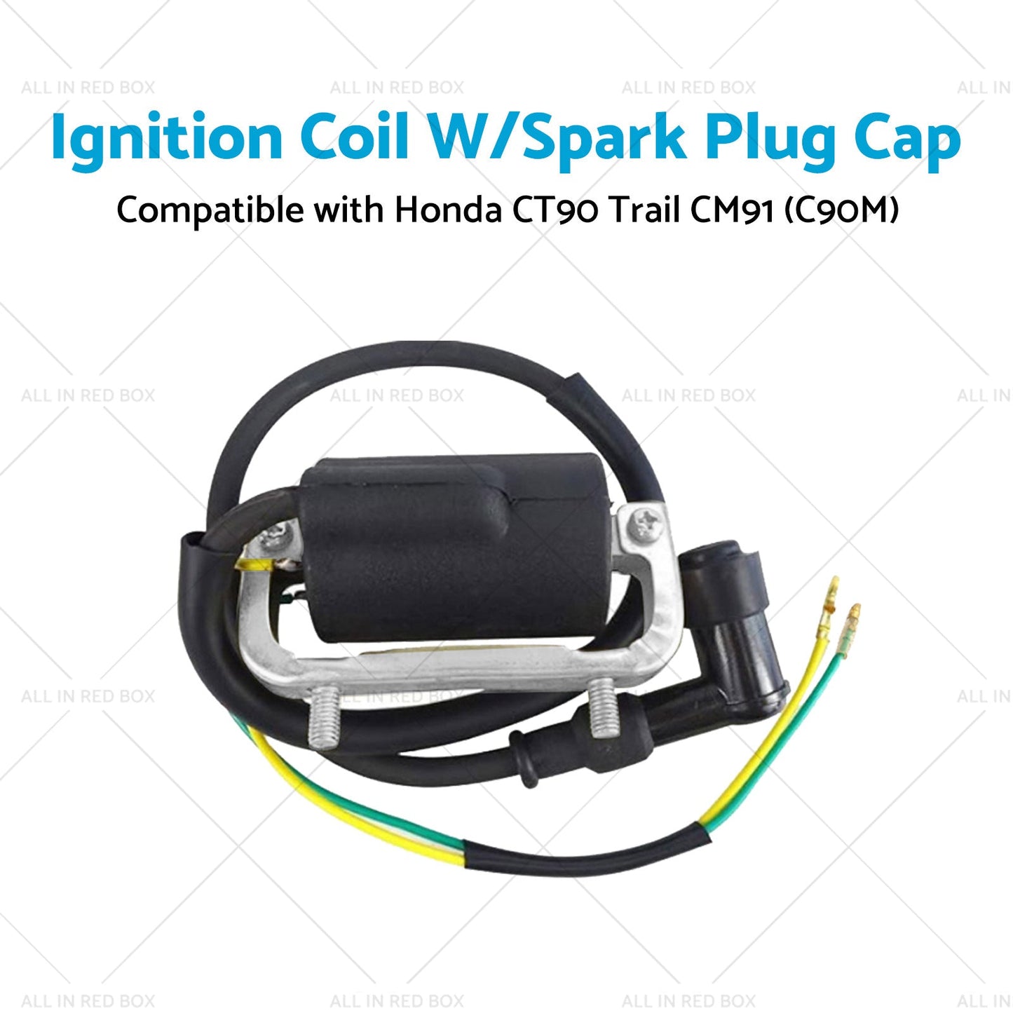 Ignition Coil W or Spark Plug Cap Suitable for Honda CT90 Trail CM91  C90M-3