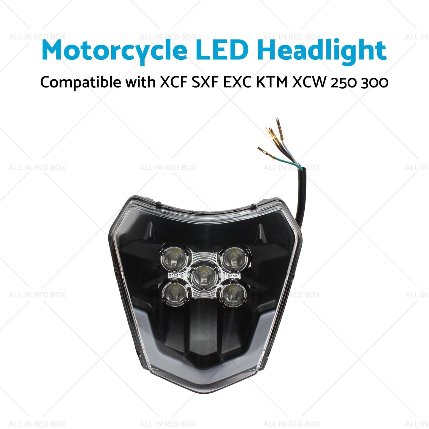 Motorcycle LED Headlight Suitable For XCF SXF EXC KTM XCW 250 300 350 450 500-3