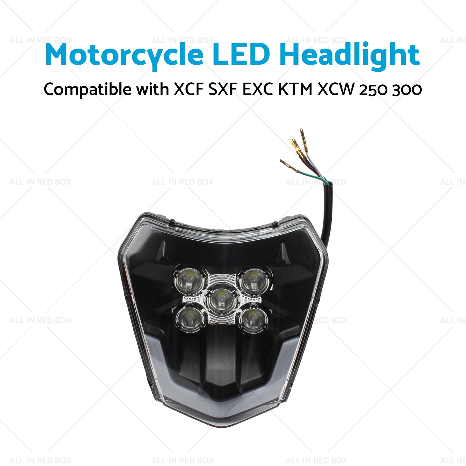 Motorcycle LED Headlight Suitable For XCF SXF EXC KTM XCW 250 300 350 450 500-3