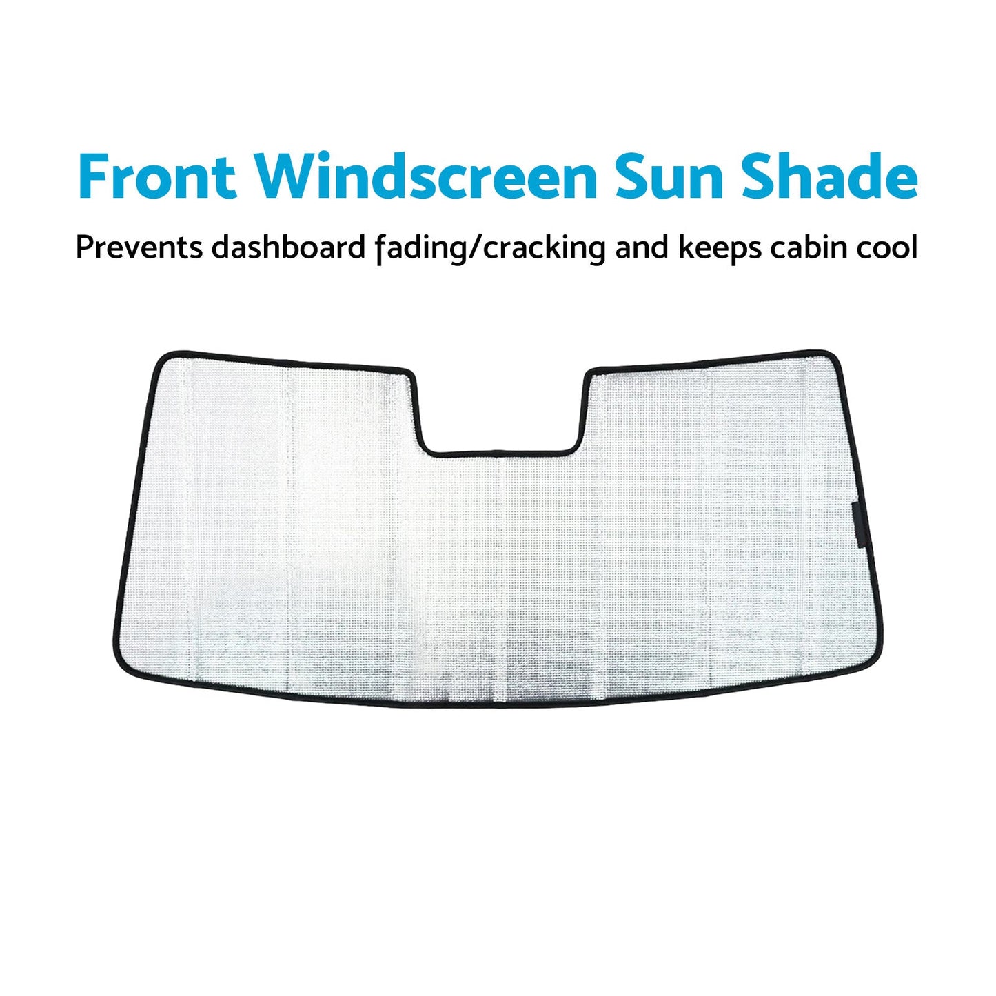 1Pcs Front Windscreen Sun Shade Sliver Suitable For BYD Shark 6 Ute 1.5 2024 on-5
