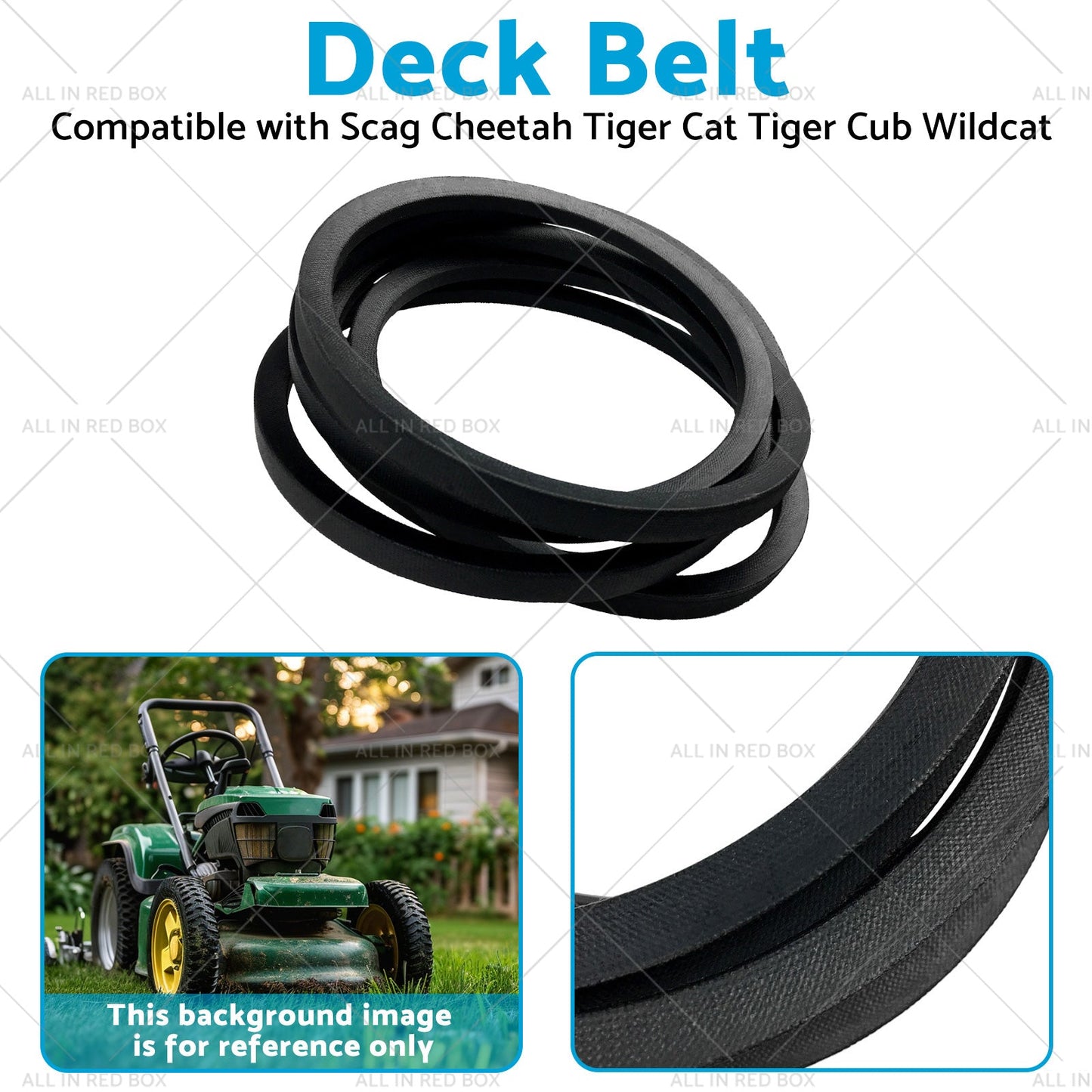 Deck Belt Suitable for Scag Cheetah Tiger Cat Tiger Cub Wildcat 483241-3
