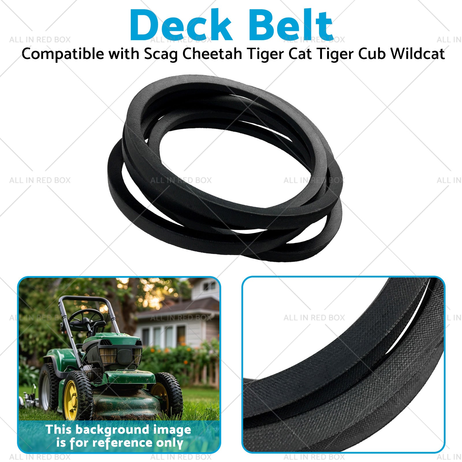 Deck Belt Suitable for Scag Cheetah Tiger Cat Tiger Cub Wildcat 483241-3