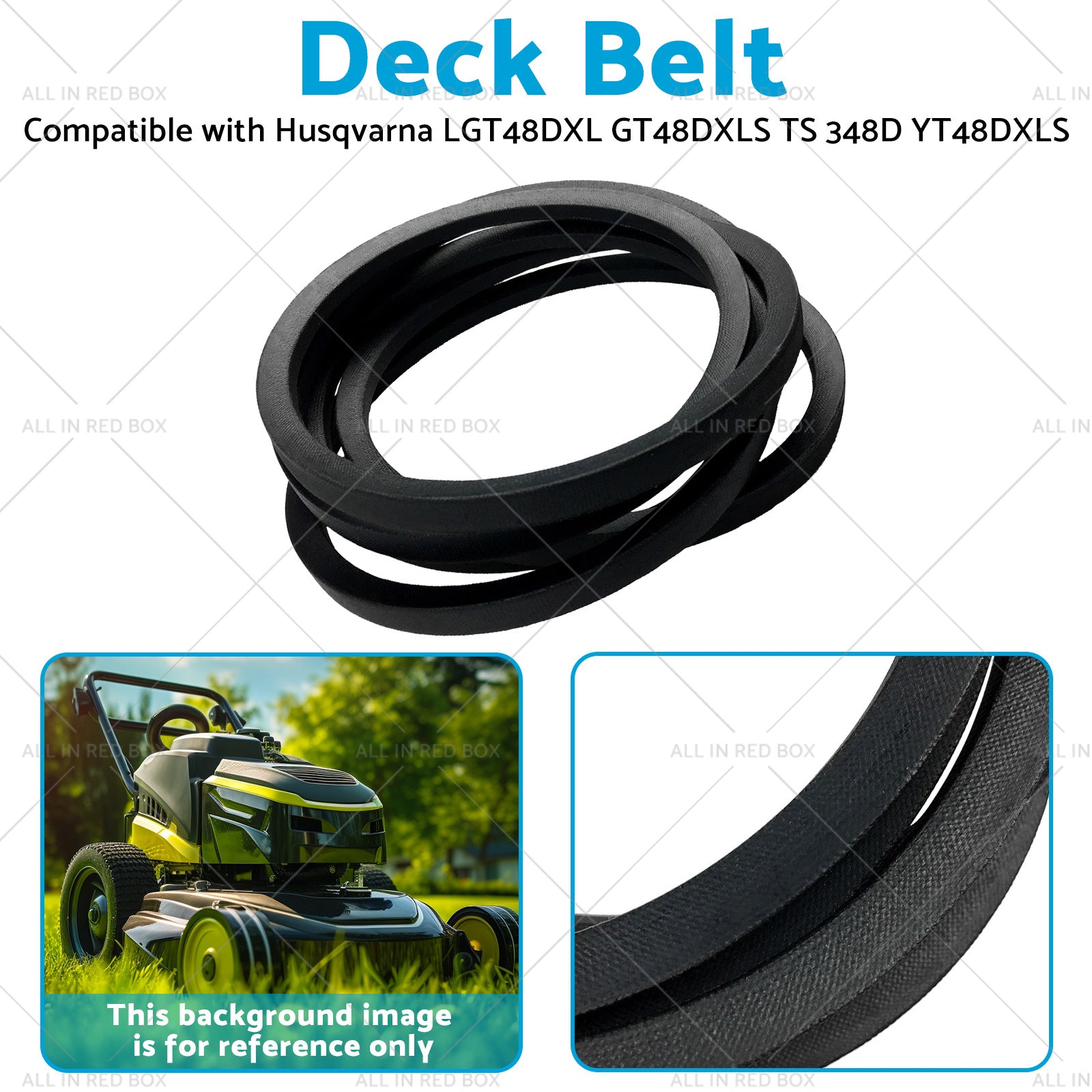 588814301 Deck Belt Suitable for Husqvarna LGT48DXL GT48DXLS TS 348D YT48DXLS-2