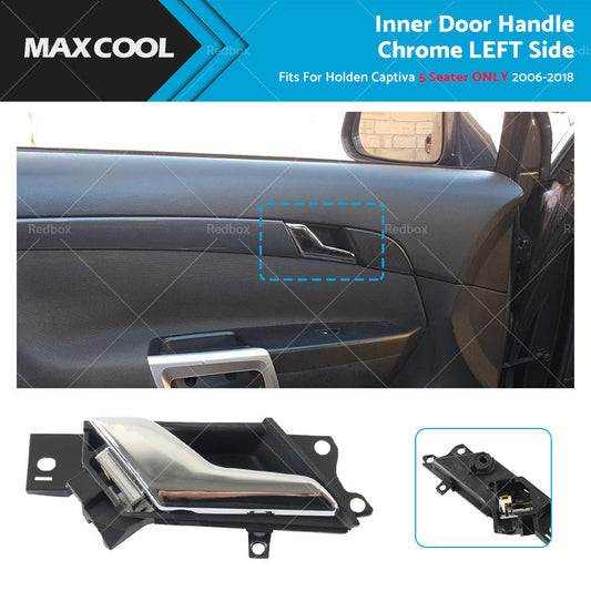 Left Inner Door Handle Chrome Fit For Holden Captiva 5 Seater 2006 - 2018-0