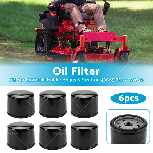 6x Oil Filter for Kawasaki Kohler Briggs  and  Stratton 49065-7007 , 28 050-1