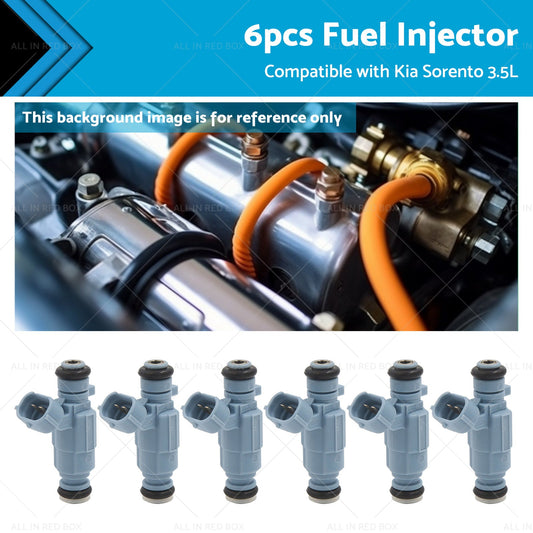 6pcs Fuel Injectors 35310-38010 Suitable for Kia Sorento 3. 5L 03-05 9260930003-0