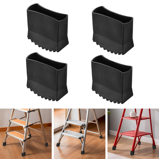 4Pcs Rubber Non Slip Ladder Feet Mat Cushion Replacement for Aluminum Ladder-0