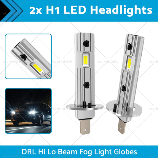 2x H1 LED Headlights DRL Hi Lo Beam Fog Light Globes 13W 6000K White Lamp Bulbs-1