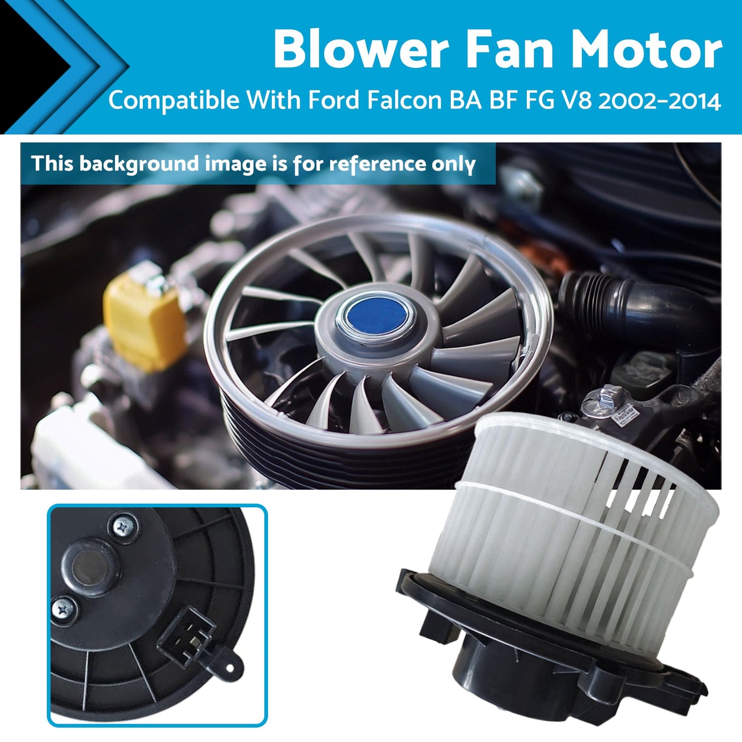 HVAC Blower Fan Motor Dashboard Suitable For Ford Falcon BA BF FG 6Cyl V8 02-14-0