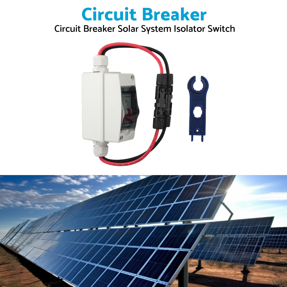 PV Isolator Switch DC 500V 32A IP65 Disconnect Circuit Breaker For Solar-Panels-2