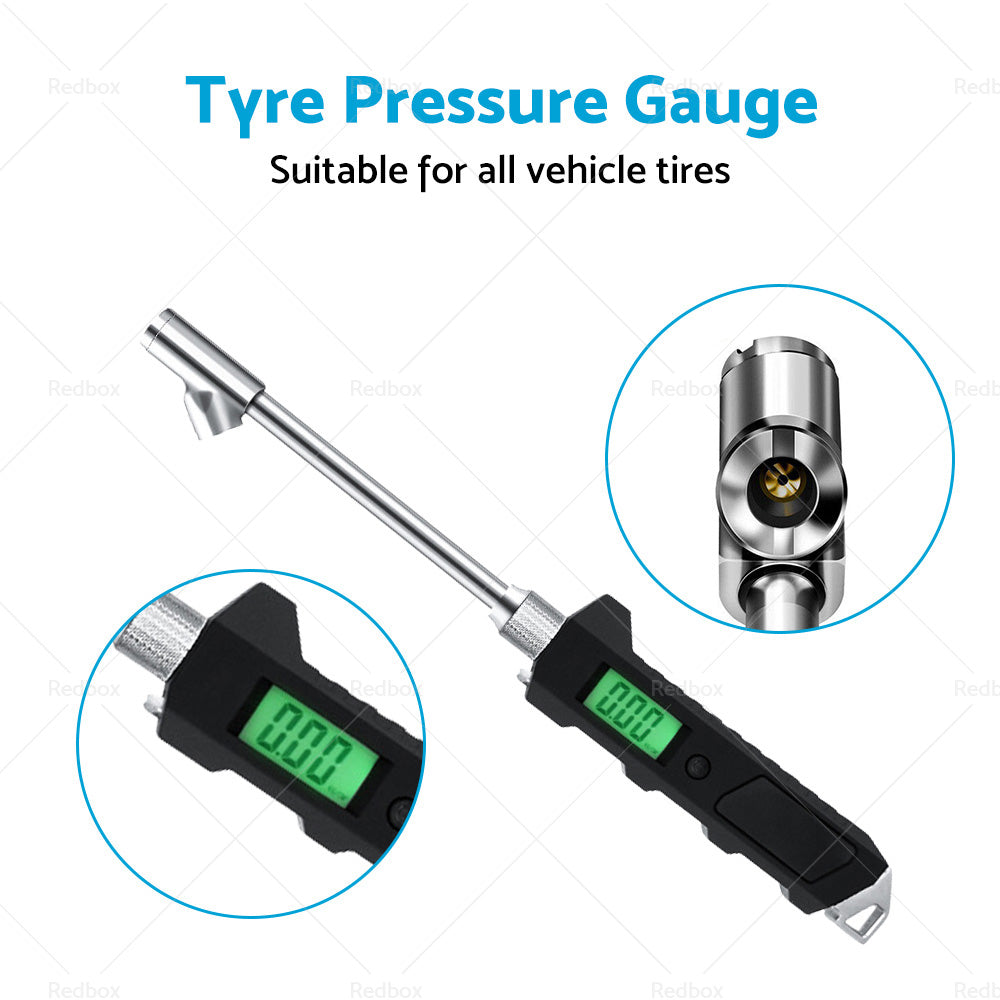 30 PSI Tire Pressure Guage Digital Car Bike Truck Air Meter Tester Tyre Gauge-3