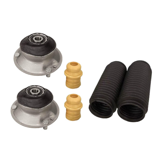 6x Front Strut Mount & Bump Stop & Dust Cover Suitable For BMW X3 E83 E83 LCI-0