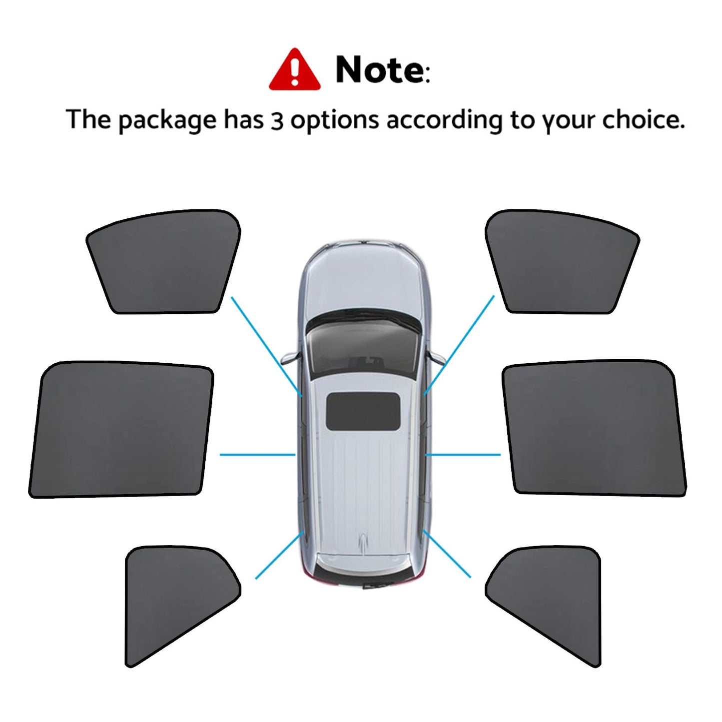 Magnetic Mesh Sun Blind Shades Suitable for Volvo XC40 2018-2024 On Front/Rear-3
