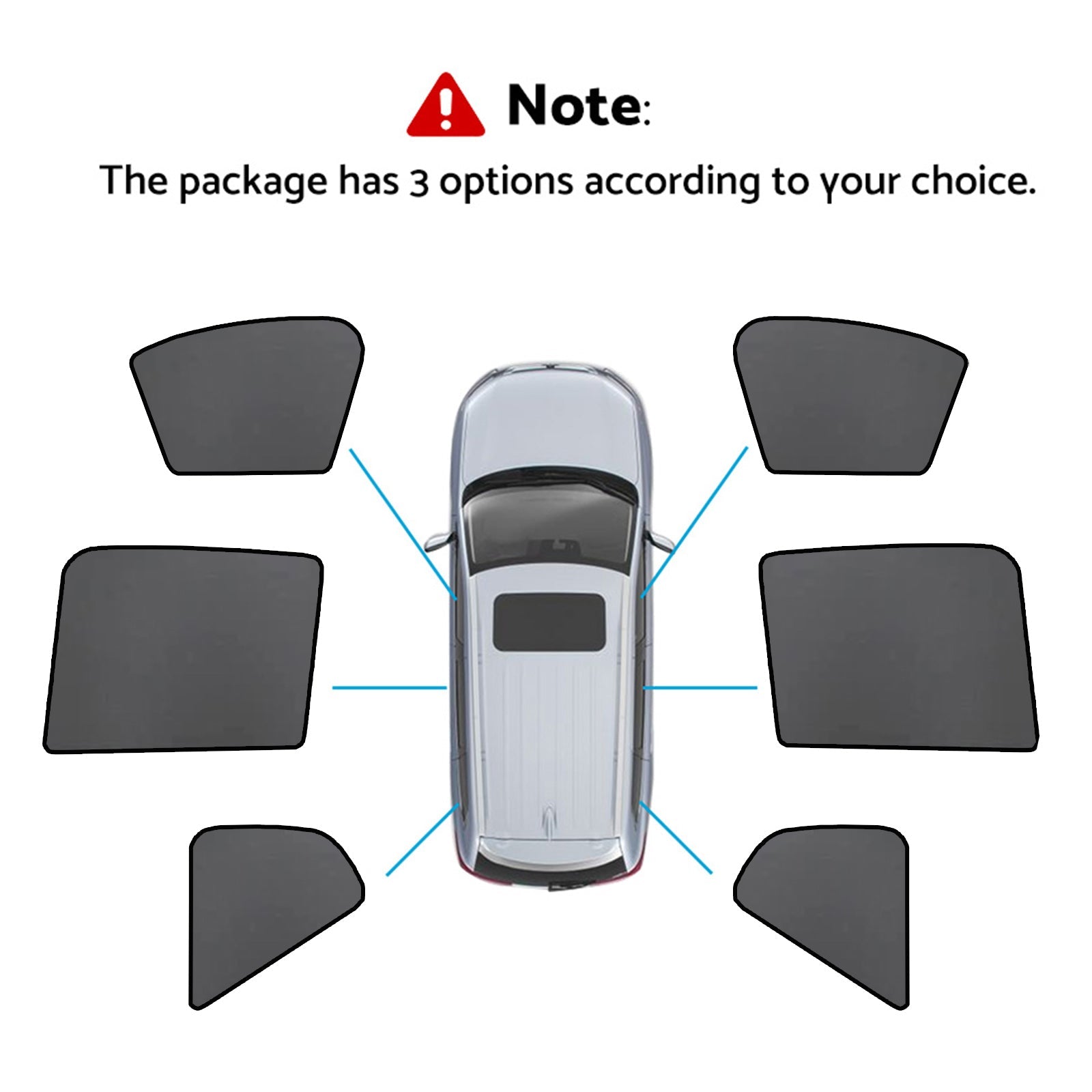 Magnetic Mesh Sun Blind Shades Suitable for Volvo XC40 2018-2024 On Front/Rear-3