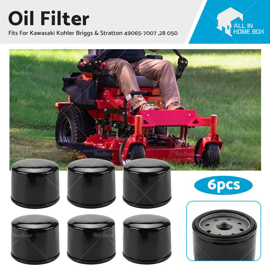 6x Oil Filter for Kawasaki Kohler Briggs  and  Stratton 49065-7007 , 28 050-0