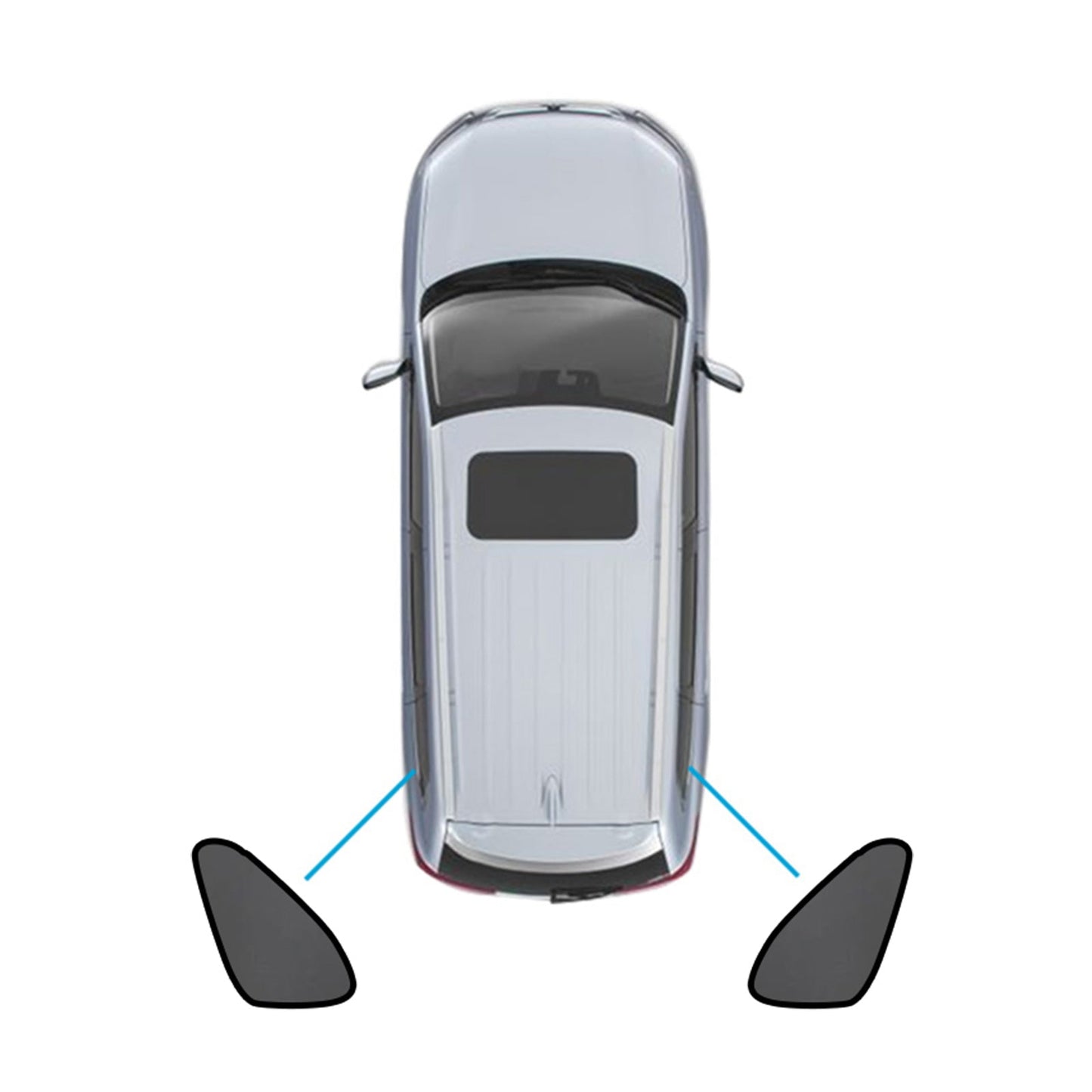 Car Window Magnetic Mesh Sun Blind Shades Suitable For Mitsubishi ASX 2010-2025-5