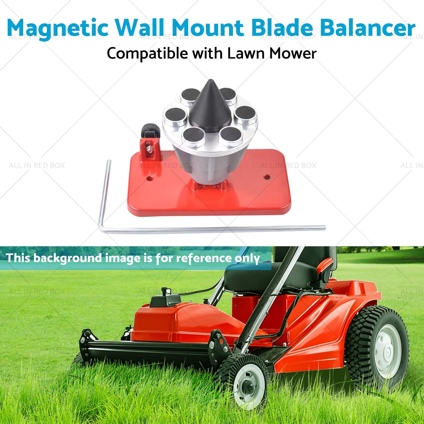 Magnetic Wall Mount Blade Balancer Suitable for 339075B Lawn Mower 42-047-3