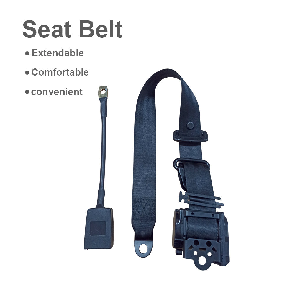 Universal 1 Set 3M 3 Point Retractable Safety Seat Belt Suitable For Truck Strap-1