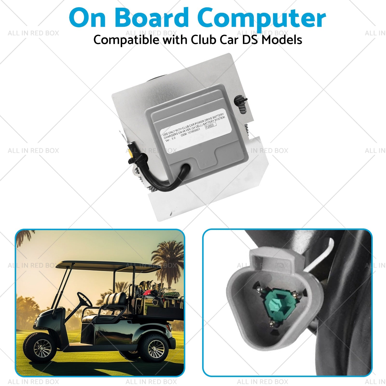 101909901 On Board Computer 48V OBC Cart Suitable for Club Car DS Models 98-04-4