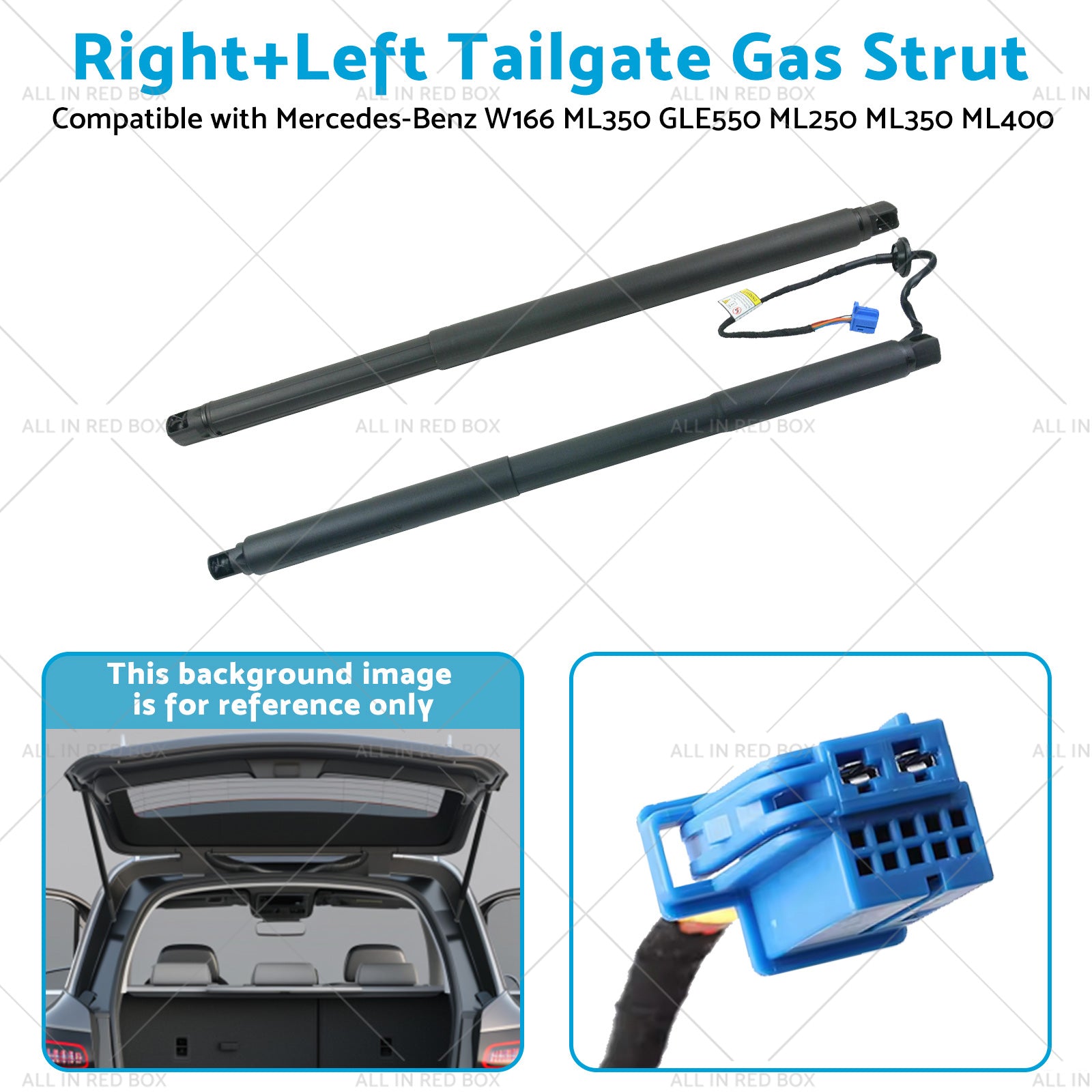 Rear Right  Left Tailgate Gas Strut Suitable for Mercedes Benz W166 ML350-3