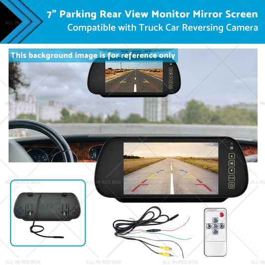 7 inch  Parking Rear View Monitor Mirror Screen Suitable for Truck Reversing Camera-0