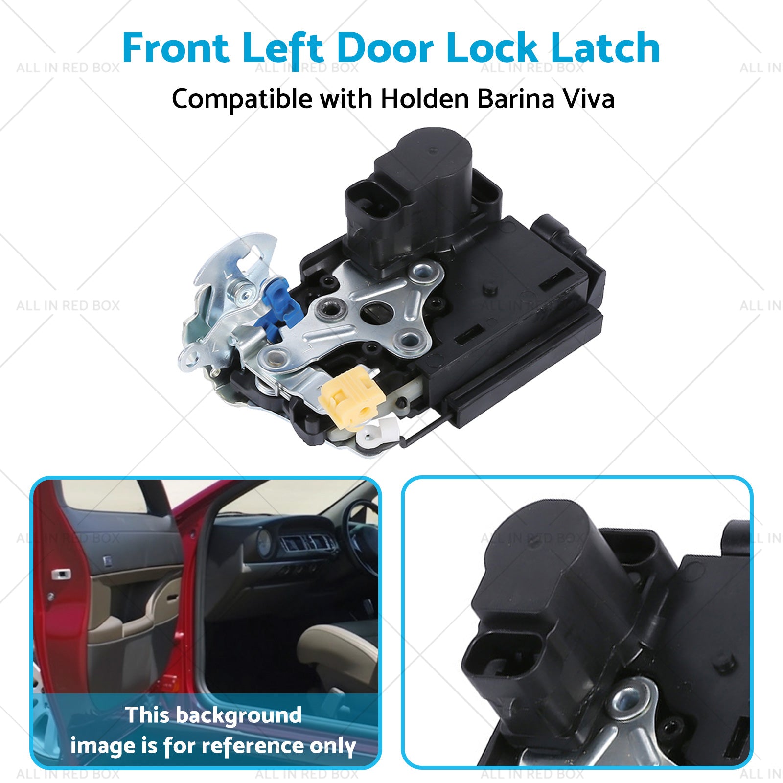 Front Left Door Lock Latch Suitable for Holden Barina 2005-2012 Viva 2005-2009-4
