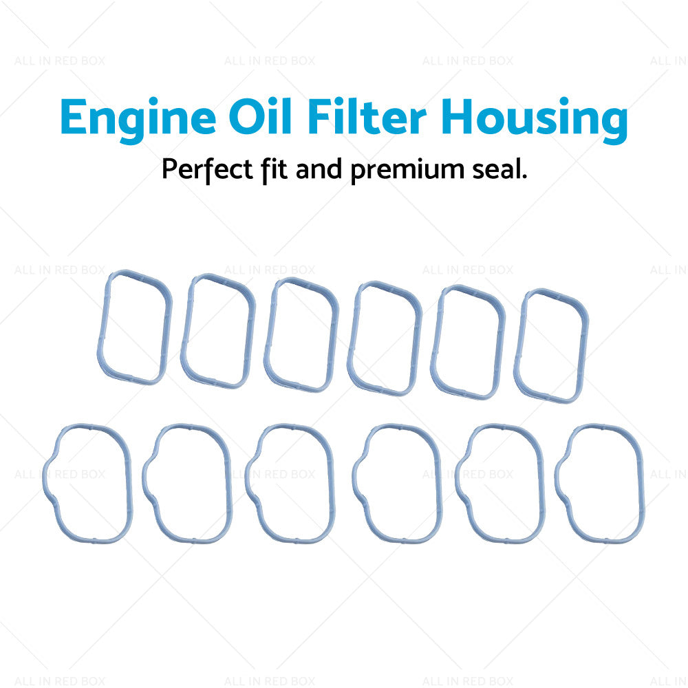 12x Intake Manifold Gaskets Seals Suitable For Chrysler 300 Jeep Dodge 3. 6L-1
