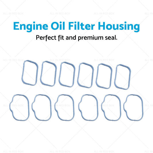 12x Intake Manifold Gaskets Seals Suitable For Chrysler 300 Jeep Dodge 3. 6L-1