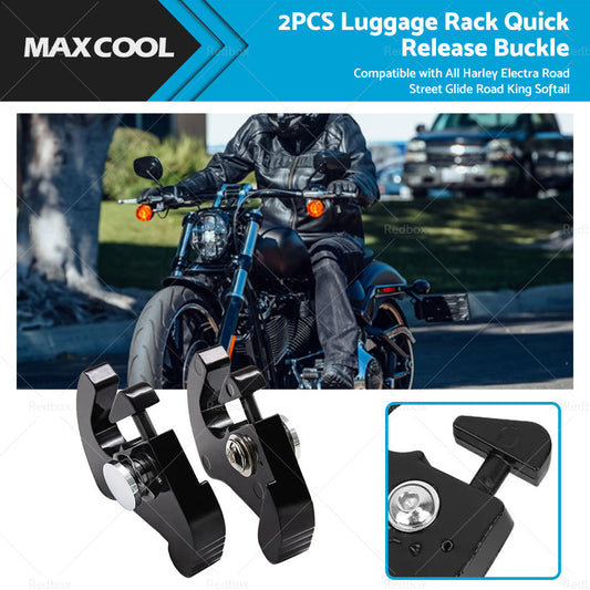 Quick Release Backrest Mounting Kit Suitable For Harley Sissy Bar Luggage Rack-0